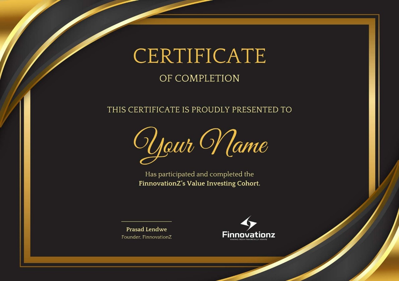 Finnovationz certificate